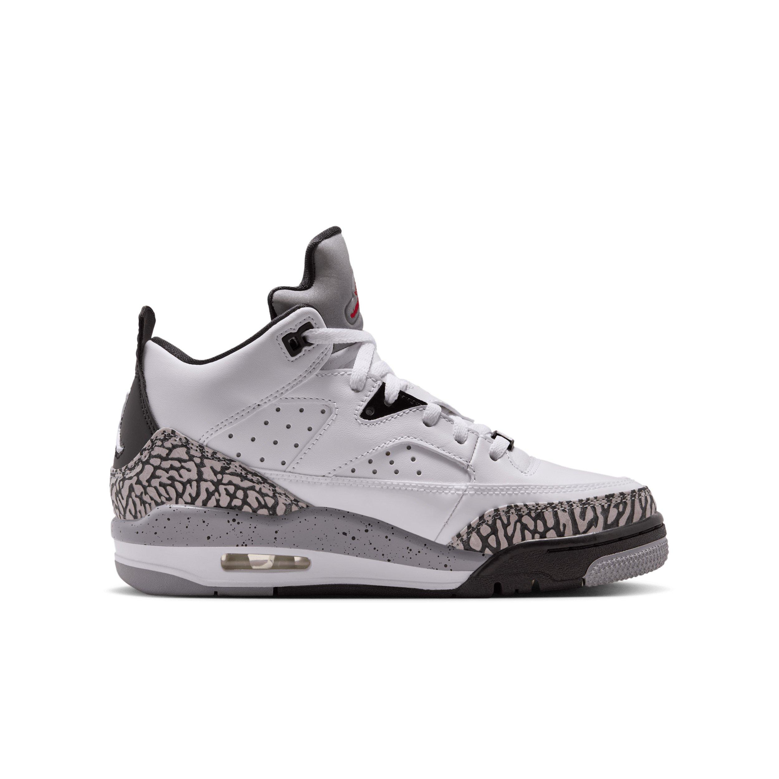 Jordan Son of Mars Low "White/Black/Cement Grey/Gym Red" Grade School Boys' Shoe - WHITE/BLACK/GREY/RED